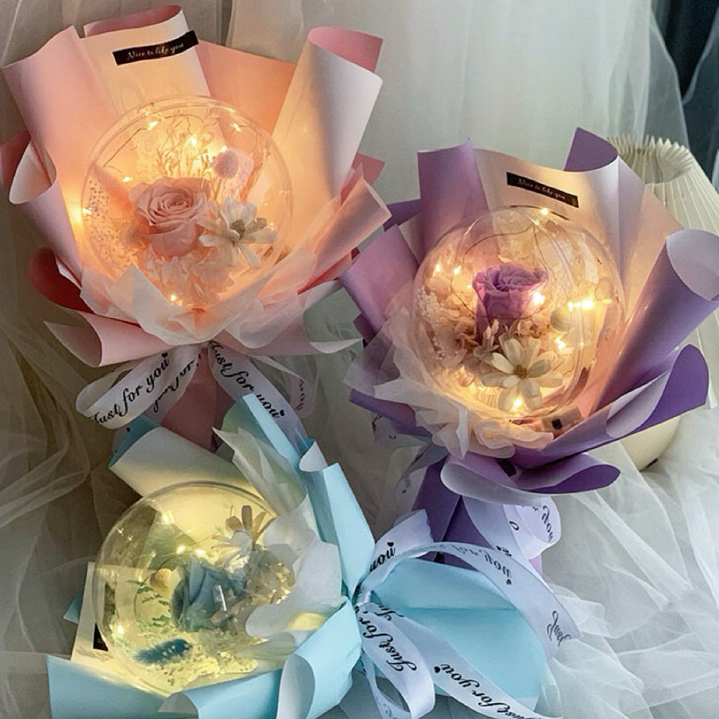 FREE DELIVERY Flower Bouquet Mother's Day Gift Preserved Rose Bouquet Flower Gift Premium