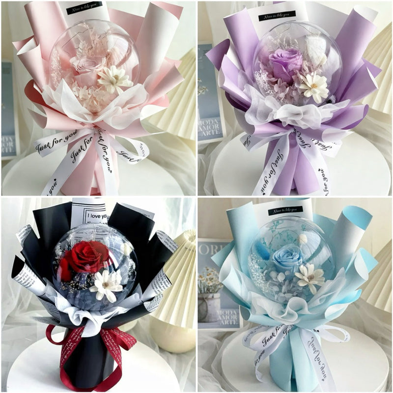 FREE DELIVERY Flower Bouquet Mother's Day Gift Preserved Rose Bouquet Flower Gift Premium