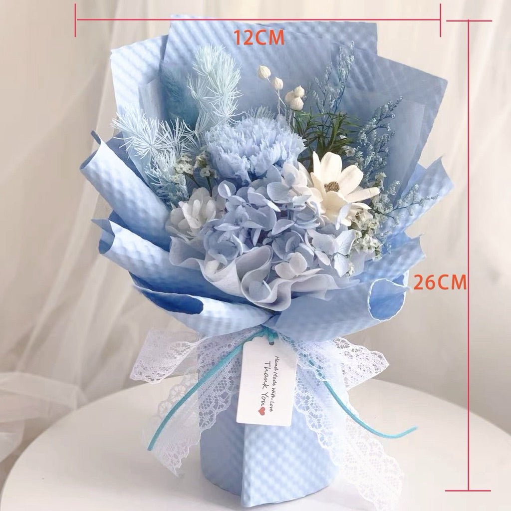 FREE DELIVERY Flower Bouquet Mother's Day Gift Preserved Pink Carnation Flower Gift Premium