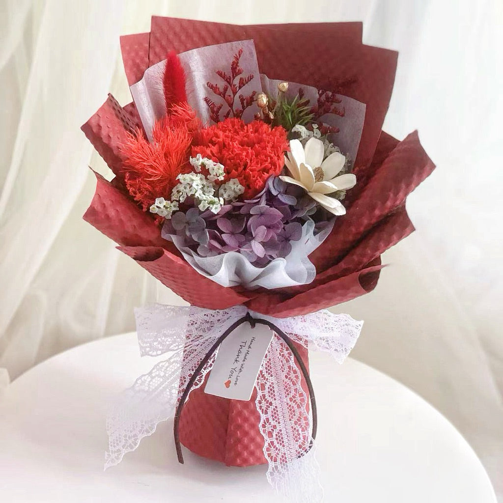 FREE DELIVERY Flower Bouquet Mother's Day Gift Preserved 2 | DreamGarden SG