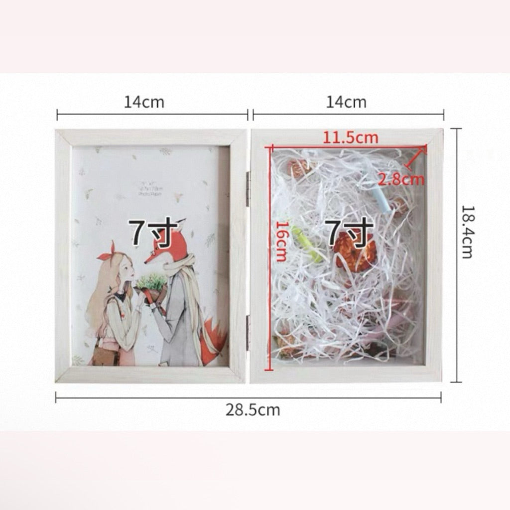 Folding Photo Frame, Wooden photo frames decorated with | DreamGarden SG