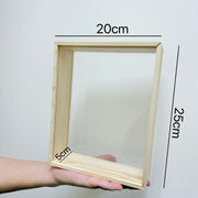 Wooden photo frames decorated with dried flowers, | DreamGarden SG