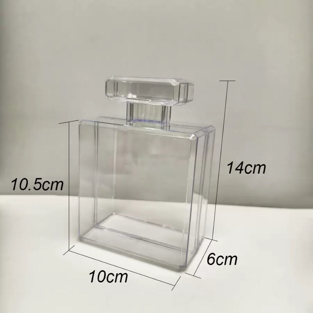 [SG Stock]Acrylic Box, Perfume Box, Acrylic Flower Container Creative Souvenir Flower Box, Gift Box, Floral Display Box