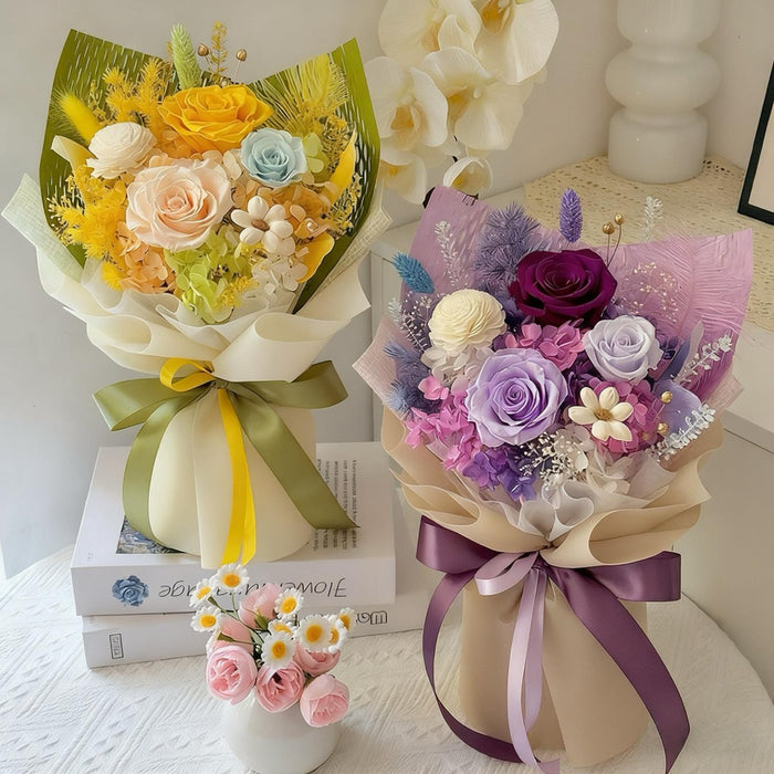 Valentine's Day gift heart-shaped single bouquet high-end | DreamGarden SG