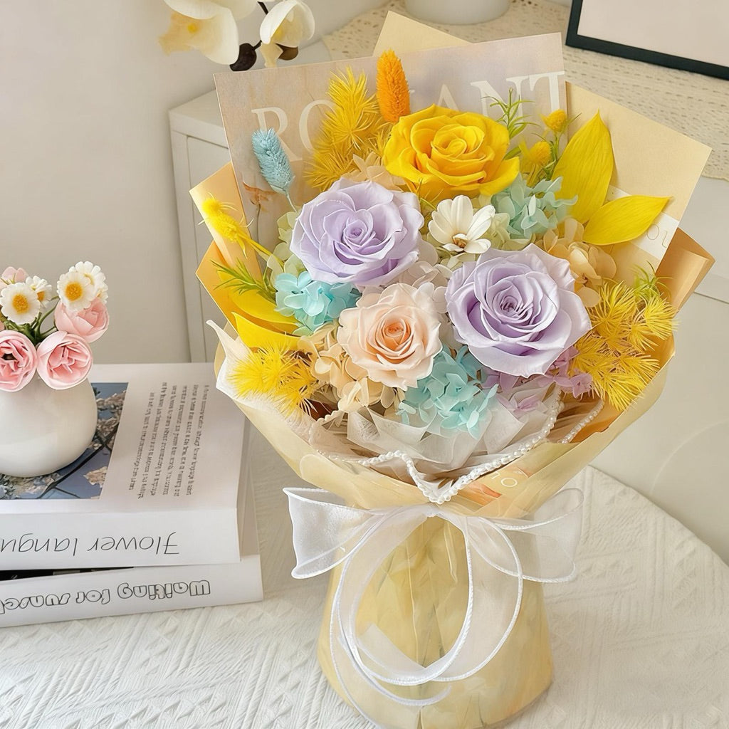 Valentine's Day gift heart-shaped single bouquet high-end | DreamGarden SG